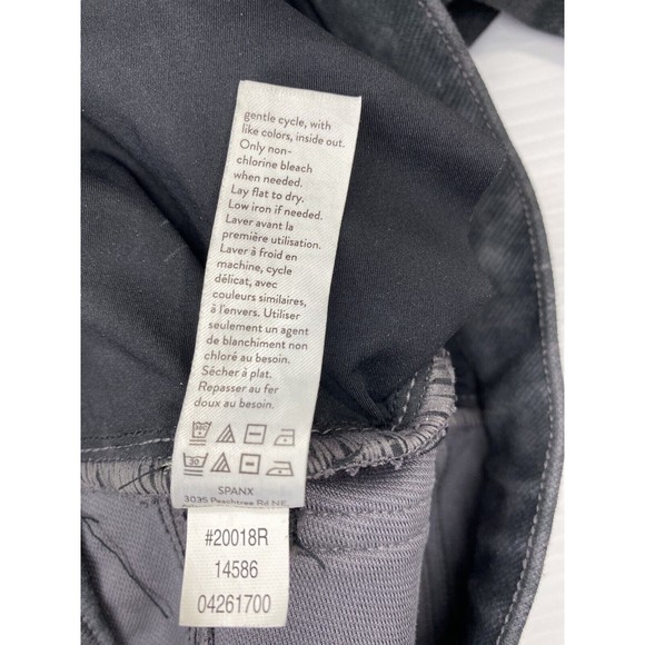 SPANX Jean-ish Ankle Leggings Grey Marble Stretch Slimming Shaping SZ Small - Picture 10 of 10